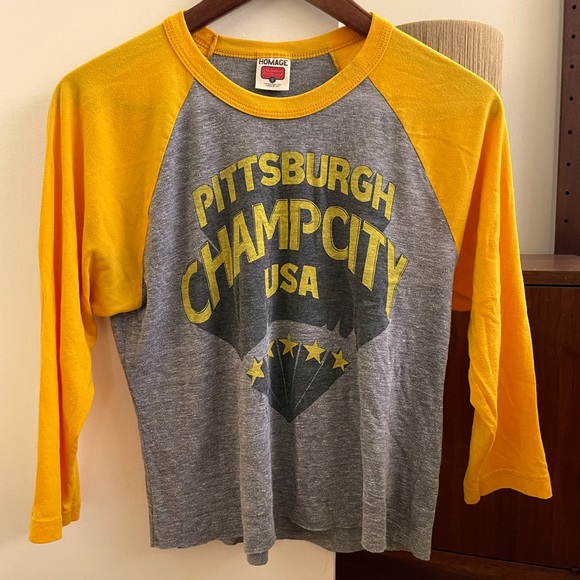 Vintage Raglan Baseball T-shirt - Picture 1 of 4
